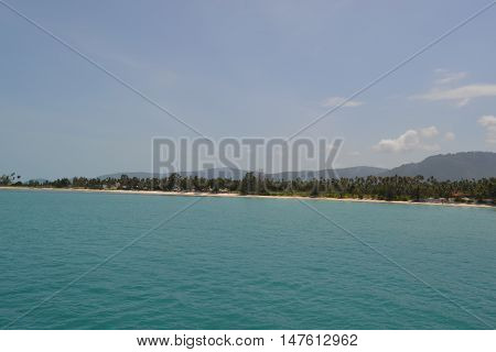 The beach of Lipa Noi or Tong Yang. Samui