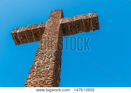 Padre Cross in Presidio Park in Old Town, San Diego, California