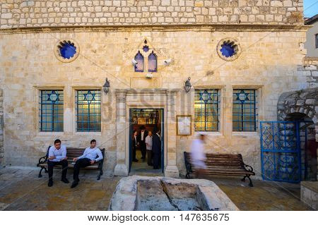 The Ashkenazi Haari Synagogue, In The Jewish Quarter, Safed (tzfat)