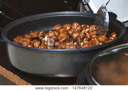Roasting chestnuts by an open fire contain a large amount of starch vitamins minerals. Use benefit roasted chestnuts undeniable