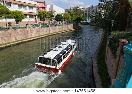 Porsuk River In Eskisehir