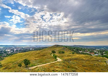 The Mount a Mithridates in Kerch Crimea.