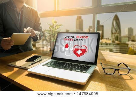 Giving Blood Saves Lifes Blood Donation Give Life