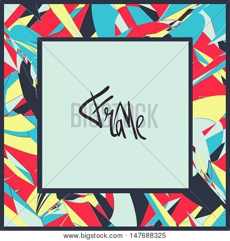 adstract vector frame coloring border new design