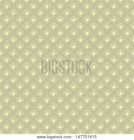 abstract geometric pattern. gray neutral mosaic circles. Seamless pattern. vector illustration.