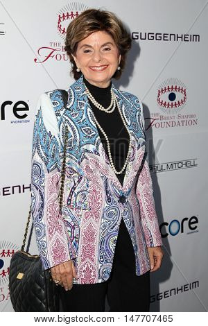 LOS ANGELES - SEP 17:  Gloria Allred at the Brent Shapiro Foundation for Alcohol and Drug Prevention at the Private Residence on September 17, 2016 in Beverly Hills, CA