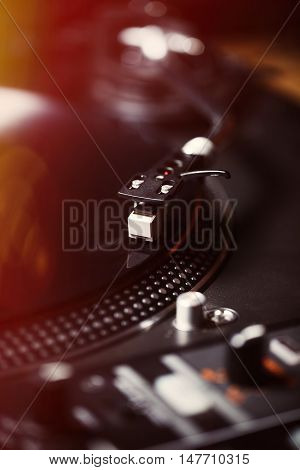 Professional Turntable Audio Vinyl Record Music Player