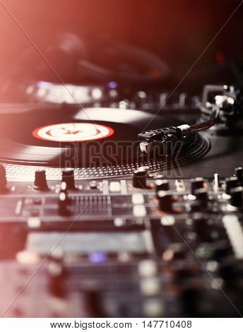 Professional Turntable Audio Vinyl Record Music Player