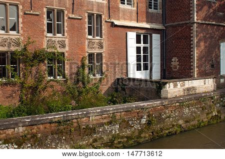 Elements exterior of castle Arenberg, now university of Leuven in Belgium.