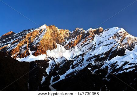 Mountain Landscape In Ladakh, North India