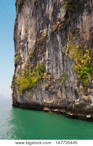 Rock reliefs thai stone texture beautiful monumentally
