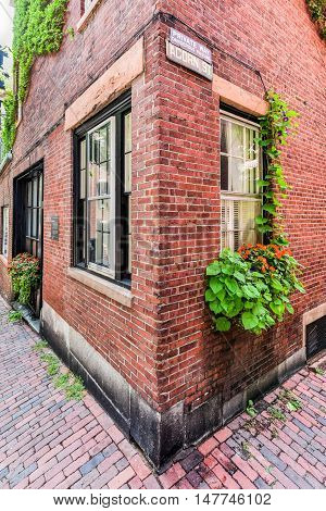 Acorn Street - Boston, Massachusetts