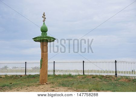 Siberian wooden architecture, Olkhon Island, Baikal Lake
