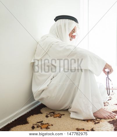 Elderly Arabic man