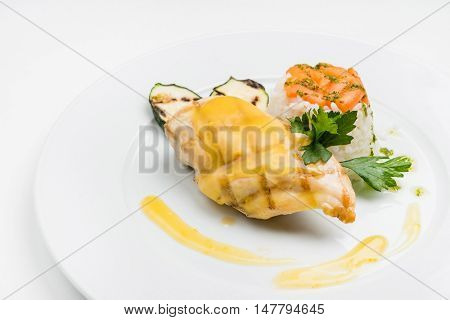 chicken breast with rice