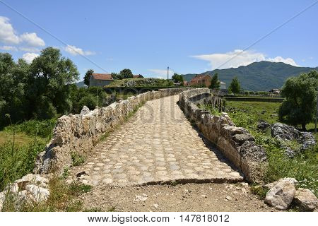 A third century Roman over the River Mostanici near to Nicsik in Montenegro