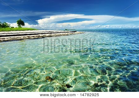 Smukke strand på Bohol, Filippinerne