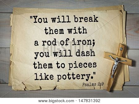 TOP-1000.  Bible verses from Psalms.