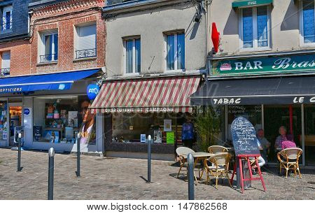 Buchy France - june 23 2016 : the city center