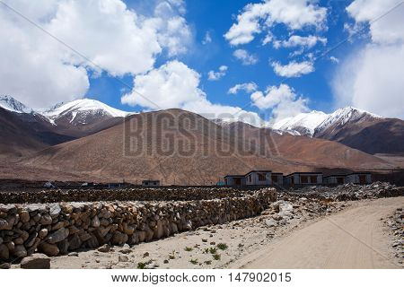 Pangong Lake In Ladakh, Jammu And Kashmir State, India