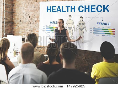 Health Check Annual Checkup Body Biology Concept