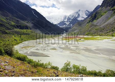Akkem Valley in Altai Mountains Natural Park - UNESCO Natural Monument, Siberia, Russian Federation