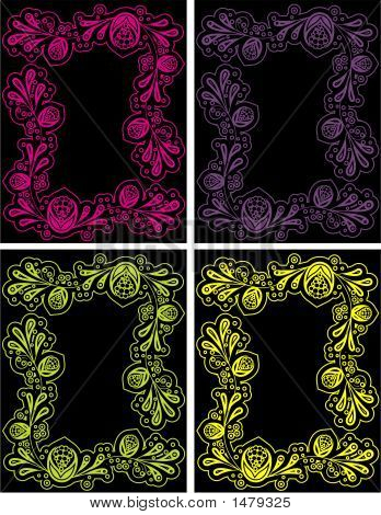 Cornici Decorative floral V5