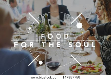 Discussion Diner Delight Eating Family Time Concept