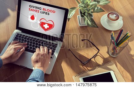 Giving Blood Saves Lifes Blood Donation Give Life