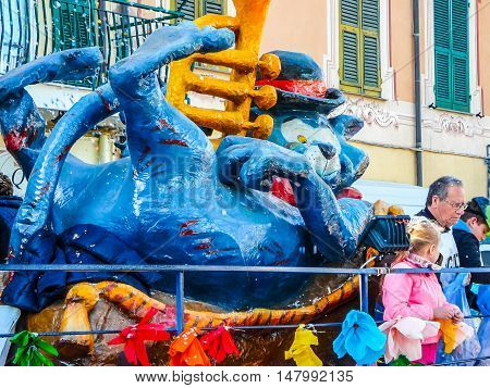 Hdr Carnival Celebrations In Loano