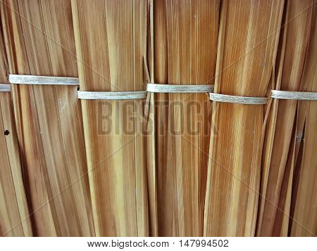 Pattern of leaves for protect sunshine or  rain for background texture and all