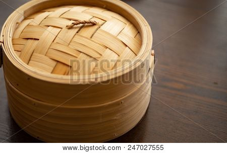 Dim Sum Steamer With The Lid Closed