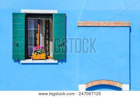 Europe,italy,venetia, The Typical Colorful Houses Of Burano Island