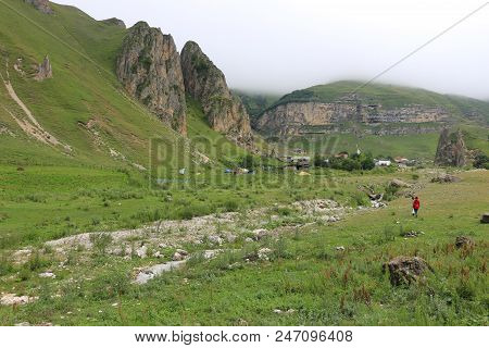 The Picture Was Taken In Spring In The Highland Village Of Laza, Kusar Region Of Azerbaijan