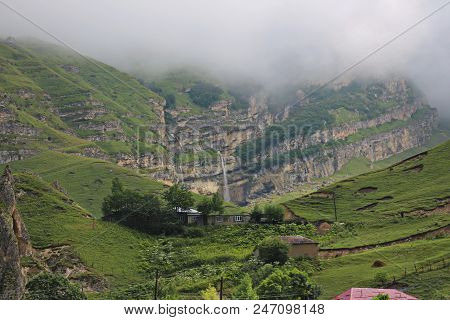 The Picture Was Taken In Spring In The Highland Village Of Laza, Kusar Region Of Azerbaijan