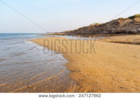 Wild Beach Of Persian Gulf Coast. Bushehr Province. Iran