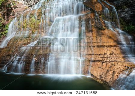 Water Fall In The Summer Time, New York State