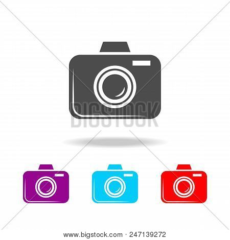 Photo Camera Vector Icon. Elements Of Travel In Multi Colored Icons. Premium Quality Graphic Design 