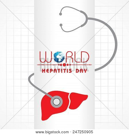 Vector Illustration Of World Hepatitis Day Stock Image And Symbols
