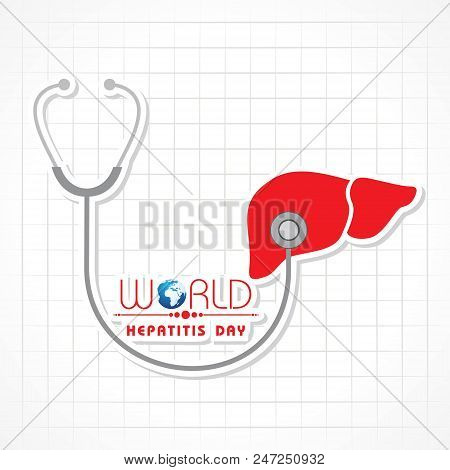 Vector Illustration Of World Hepatitis Day Stock Image And Symbols