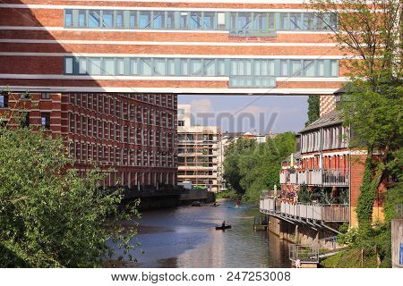 Leipzig City In Germany (state Of Sachsen). Plagwitz Former Industrial Area - Old Brick Factories An
