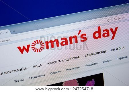 Ryazan, Russia - June 26, 2018: Homepage Of Wday Website On The Display Of Pc. Url - Wday.ru