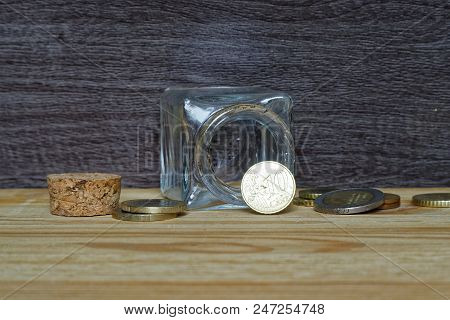 Idea In Business Casual Stacking Money As Concept For Success Or Savings, Investment And Accounting.