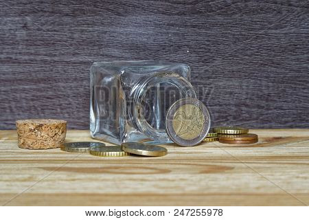 Idea In Business Casual Stacking Money As Concept For Success Or Savings, Investment And Accounting.
