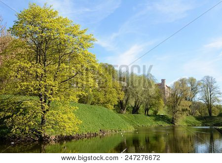 Snelli Tiik Pond In Tallinn, Capital Of Estonia