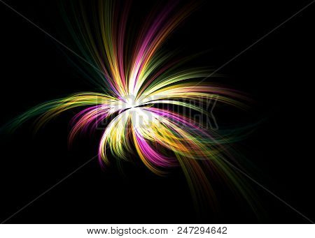 Dancing Bright Star - Fractal Shine Art