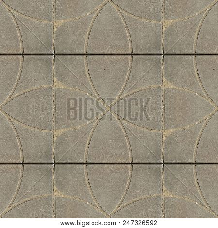 Seamless Photo Texture Of Pavement Tile From Cement