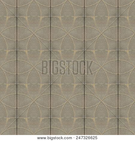 Seamless Photo Texture Of Pavement Tile From Cement