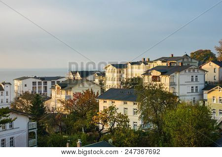 Buildings In Sassnitz On The Island Ruegen, Germany.