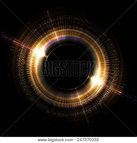 Shining Lenses Of Objective, Adjustment  Control   - Fractal Art